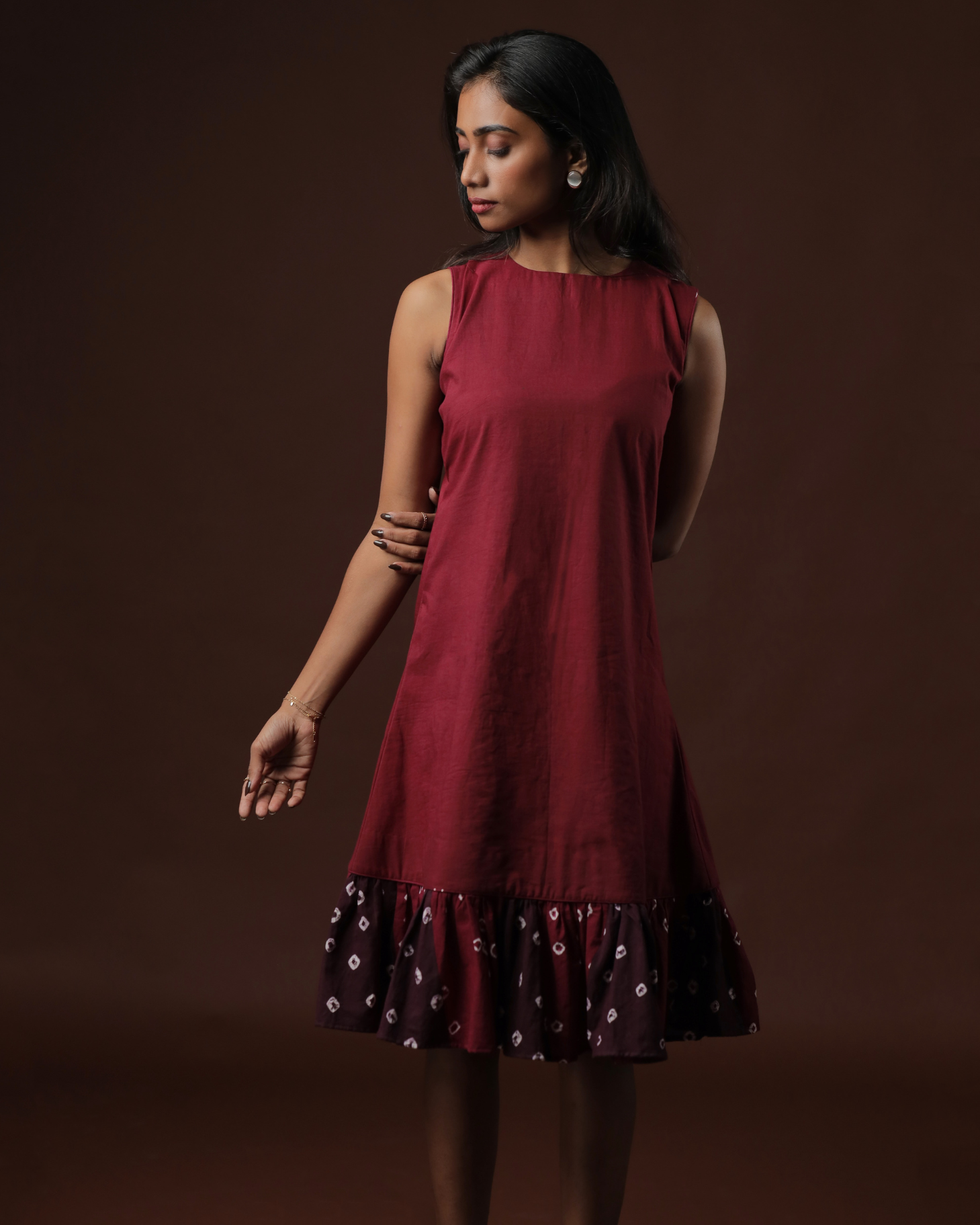 Raga A-line Ruffle Dress