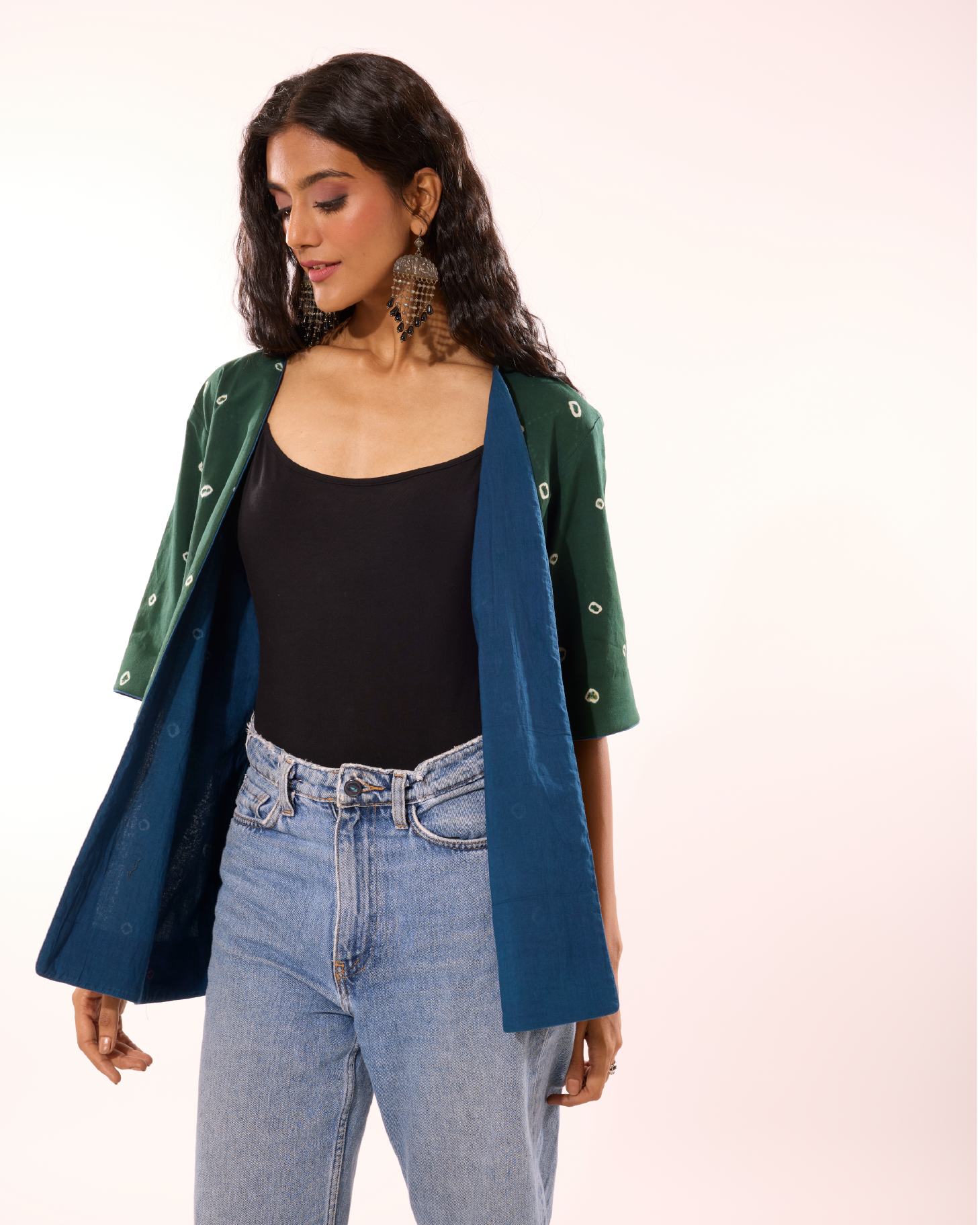 Vaagai Reversible Boyfriend Jacket