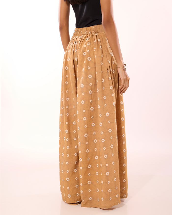 Vanji Sungudi Pleated Pants