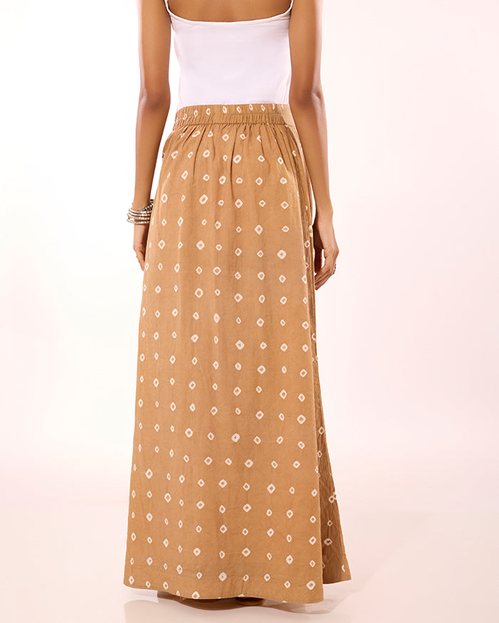 Vanji Sungudi A-Line Skirt