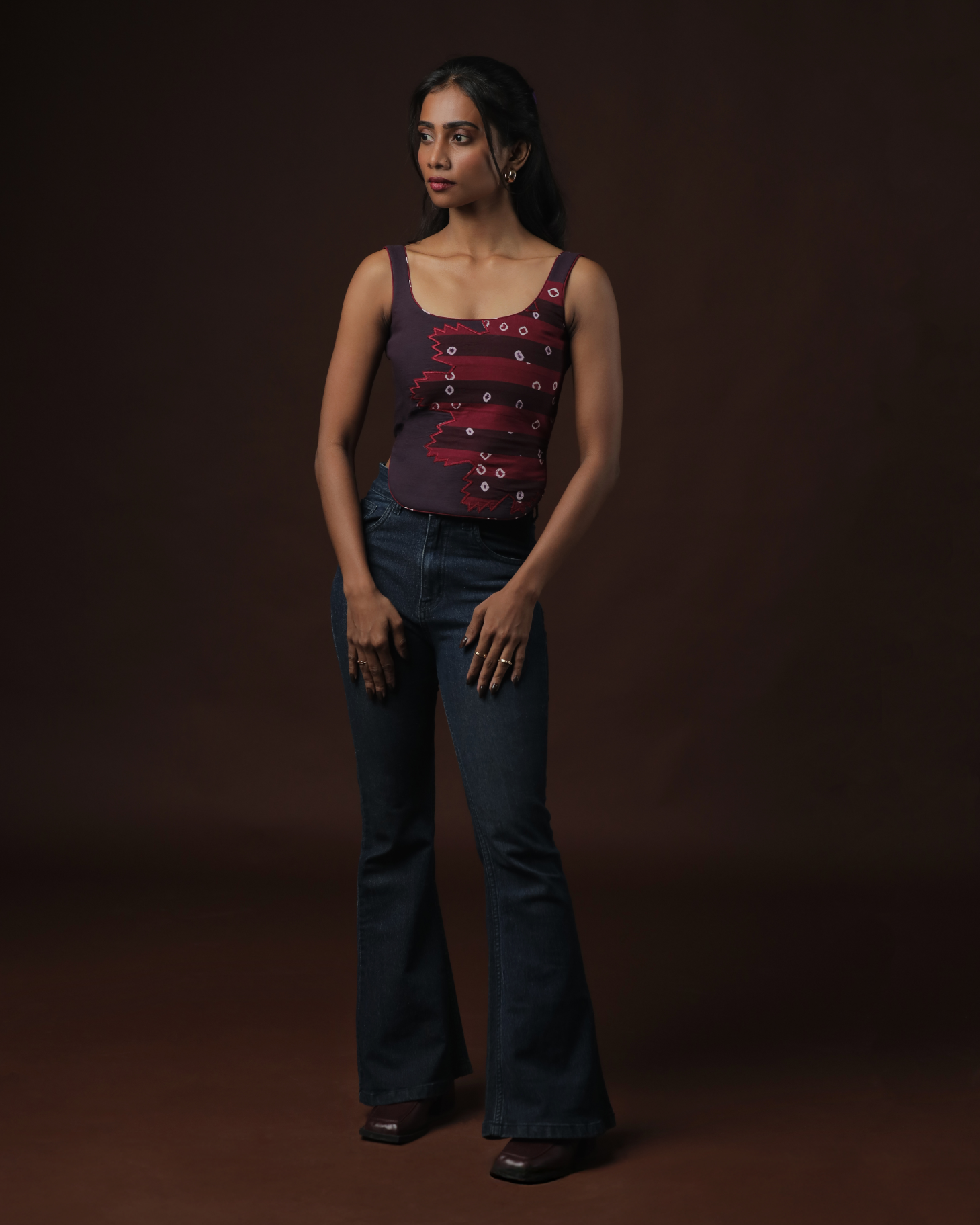 Raga Temple Patchwork Corset Top