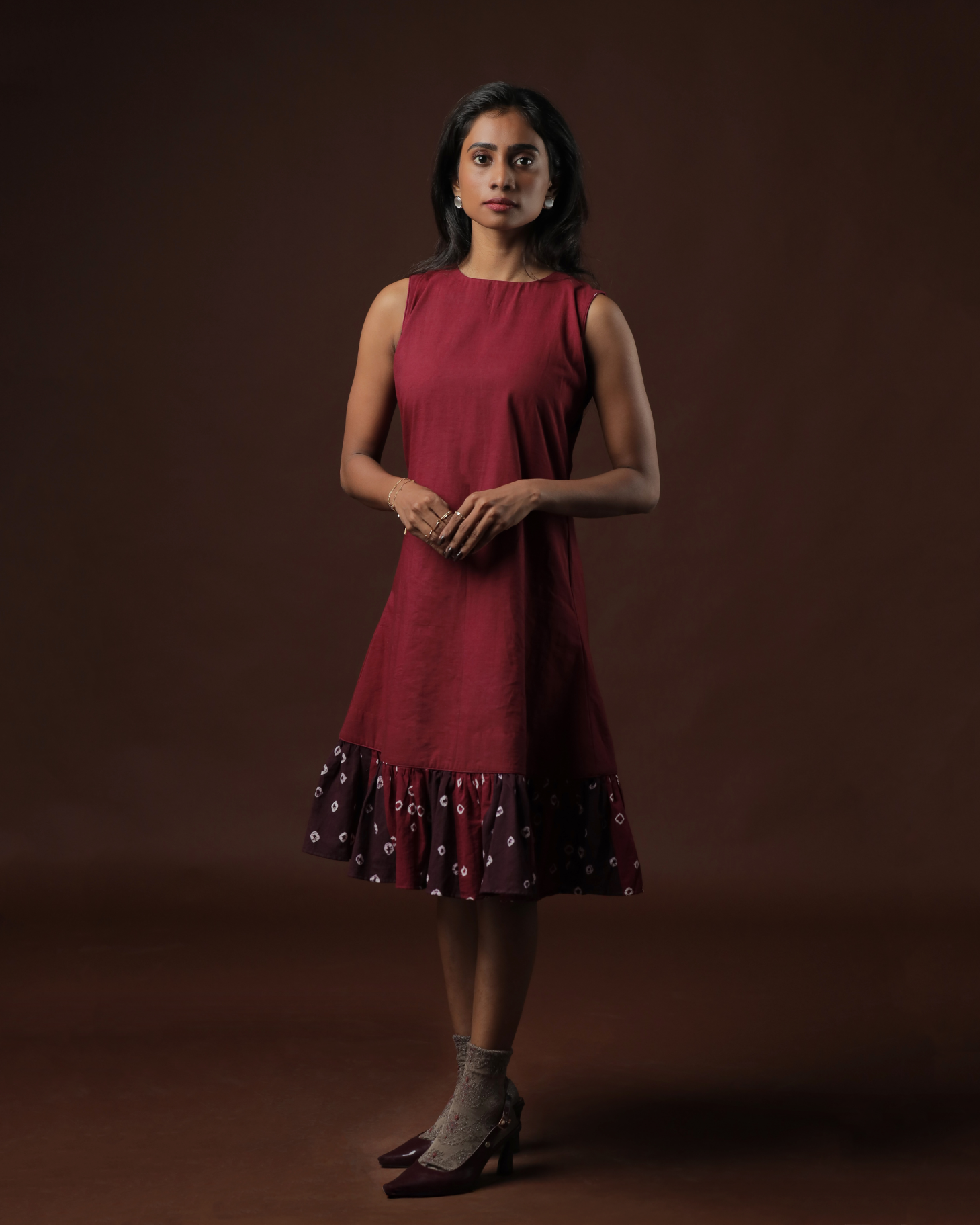 Raga A-line Ruffle Dress