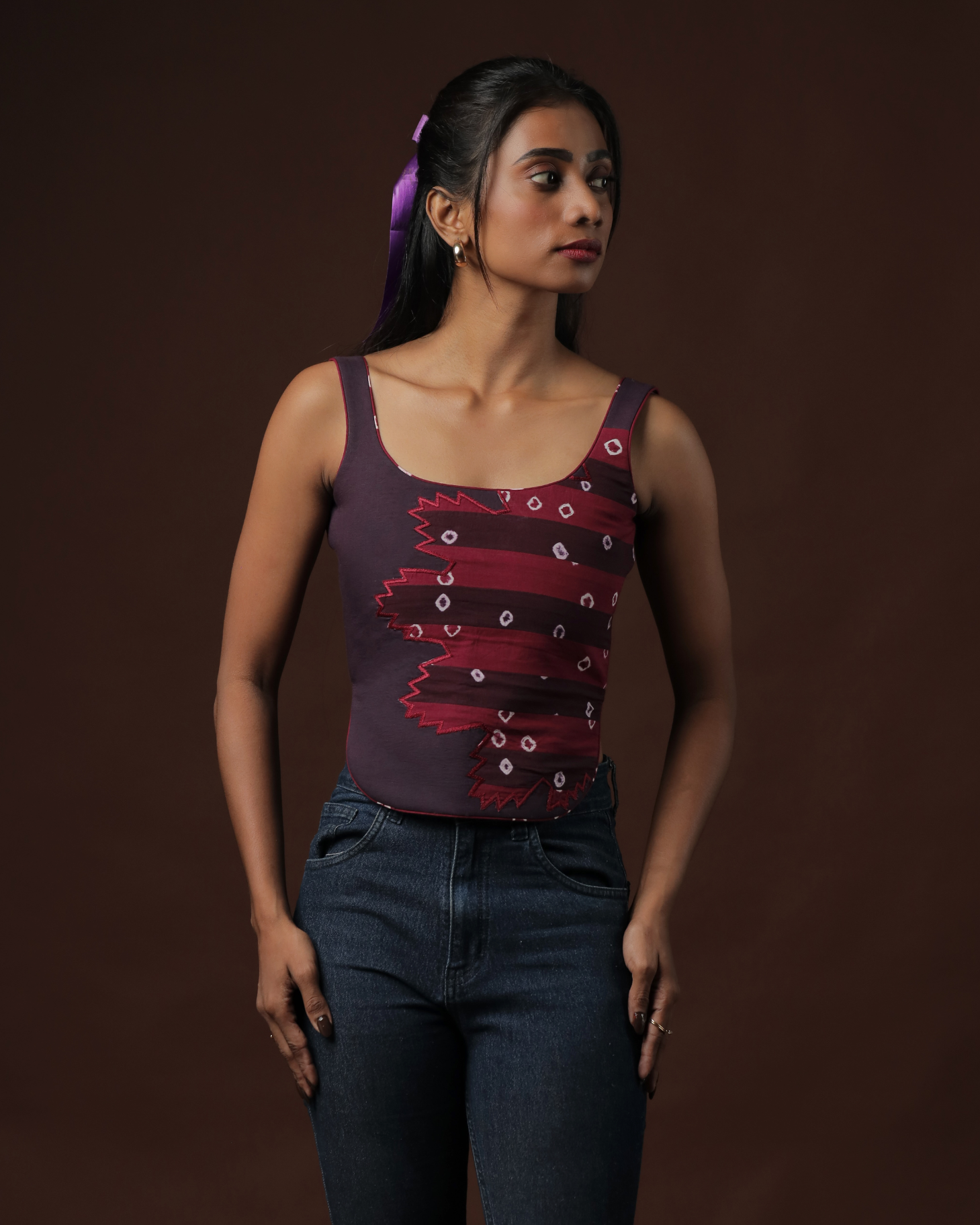 Raga Temple Patchwork Corset Top