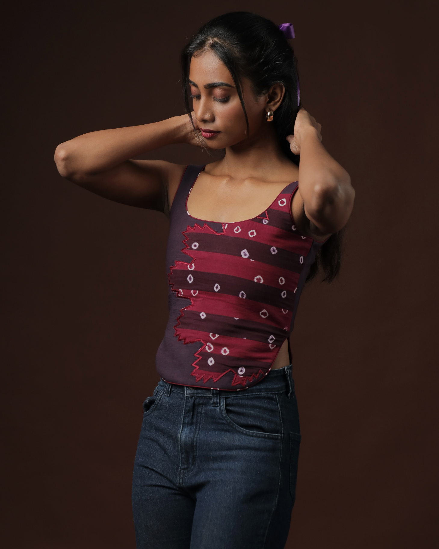 Raga Temple Patchwork Corset Top