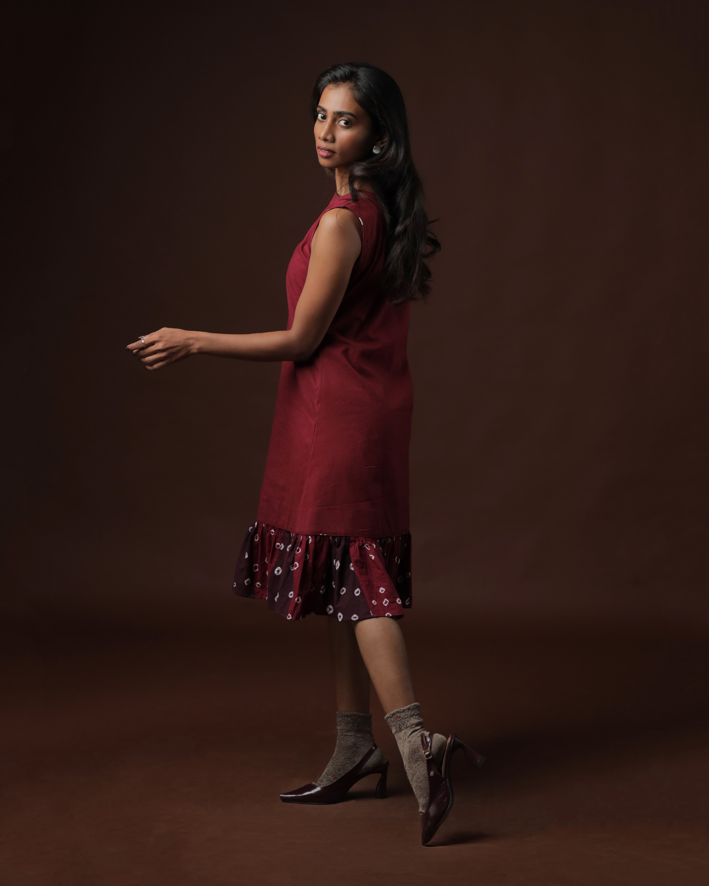 Raga A-line Ruffle Dress