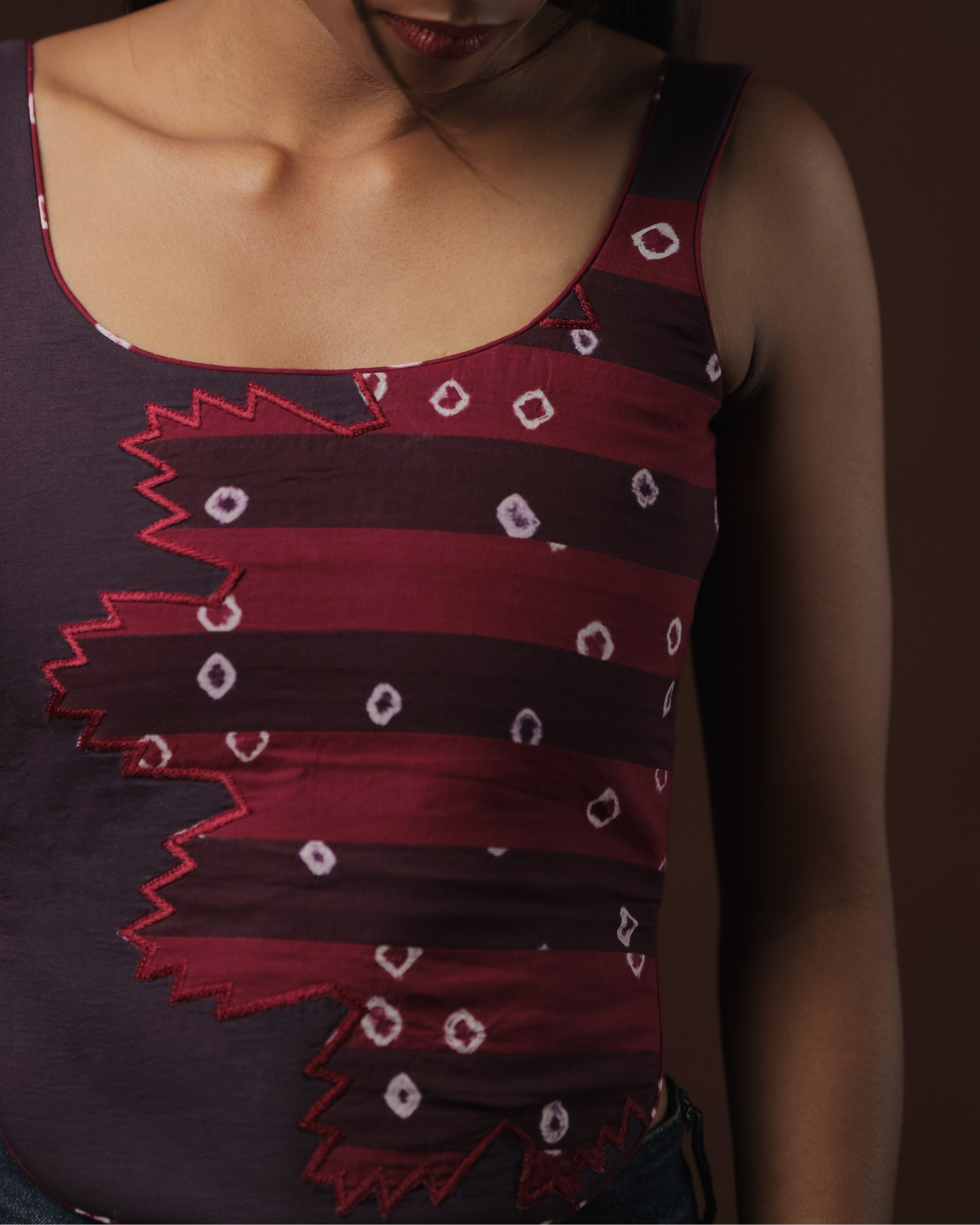 Raga Temple Patchwork Corset Top