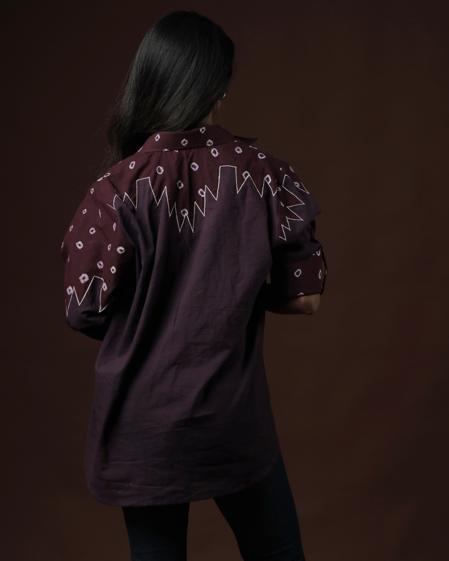 Avarohana Temple Patchwork Sungudi Buttondown Shirt