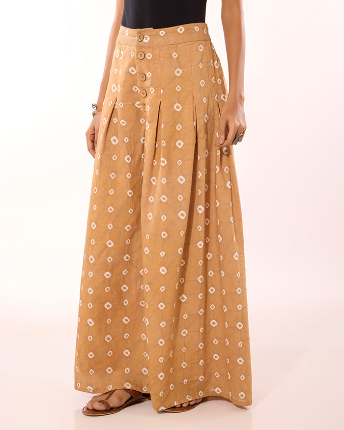 Vanji Sungudi Pleated Pants