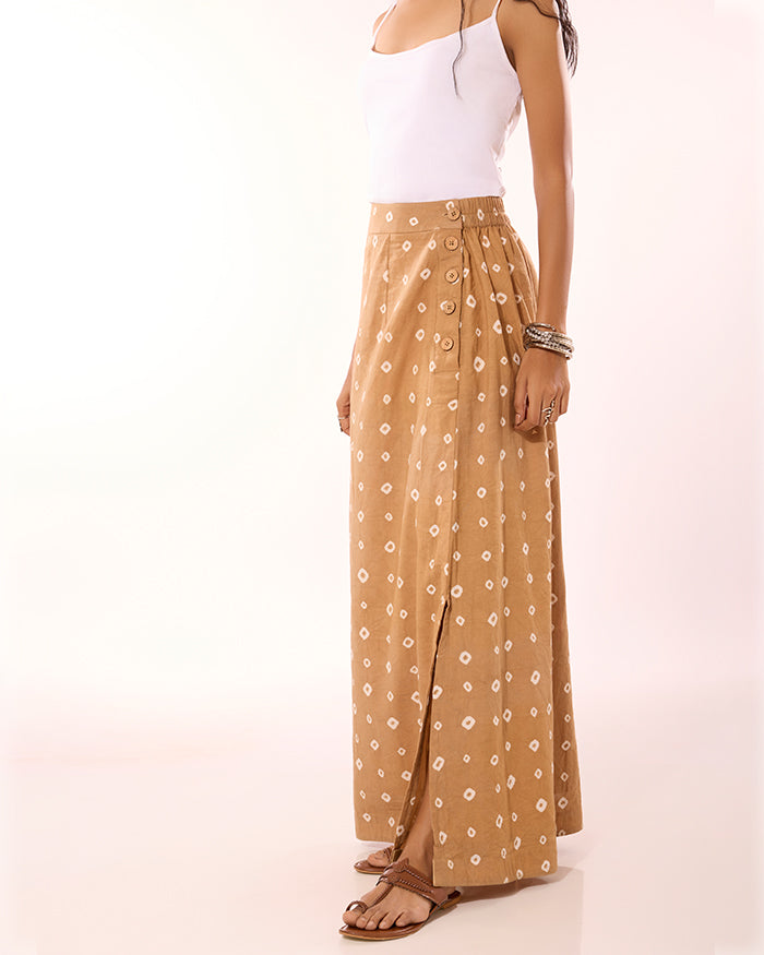 Vanji Sungudi A-Line Skirt